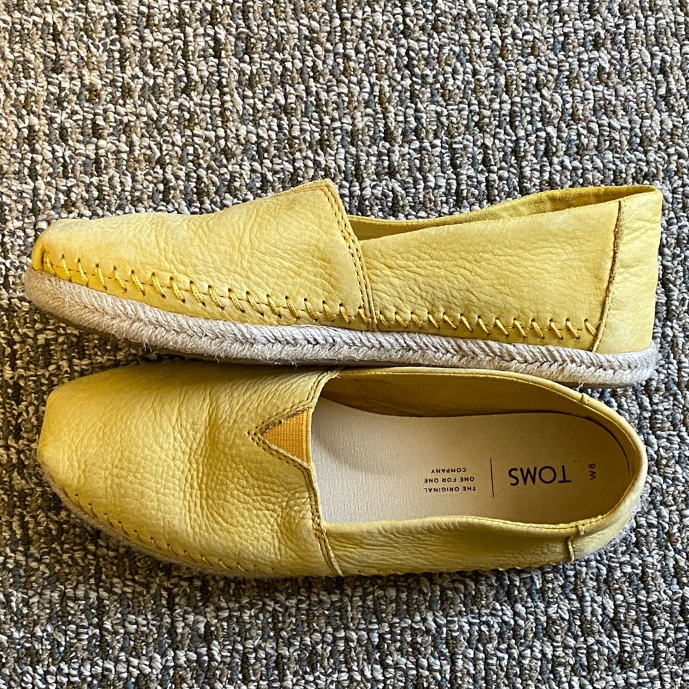 Yellow Toms Espadrilles